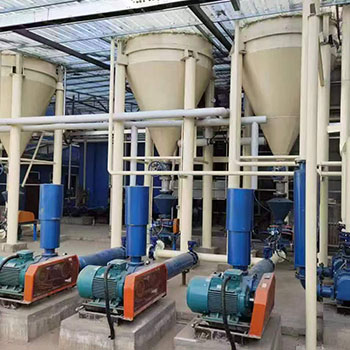 氣力輸送設(shè)備現(xiàn)場(chǎng)